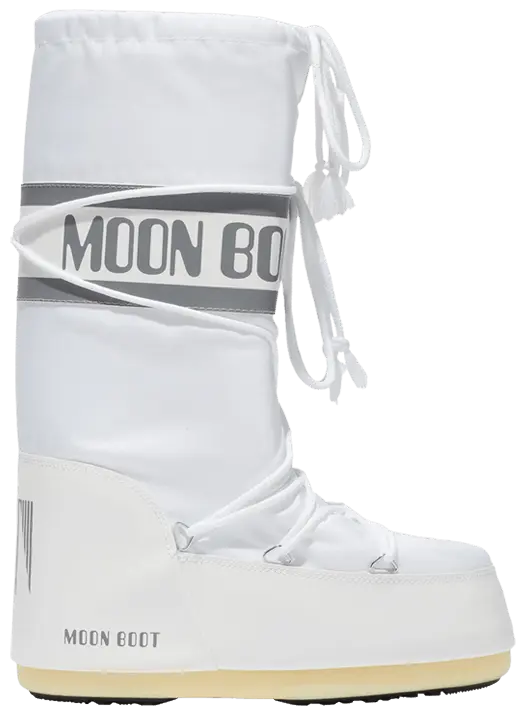 

Нейлоновые ботинки Moon Boot Icon белого цвета