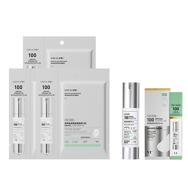 

Набор из 100 сывороток и лосьонов korea crystal radiance для борьбы с акне, подтяжки, увлажнения, контроля жирности и сужения пор VT