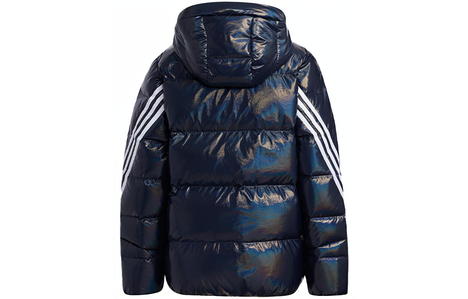 Пуховик Adidas Kids, черный — фото 2