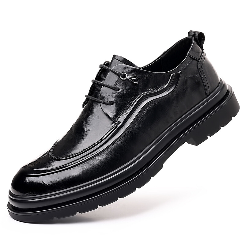 

Туфли King Jinmai Men's Casual Shoes Men Low-Top, черный