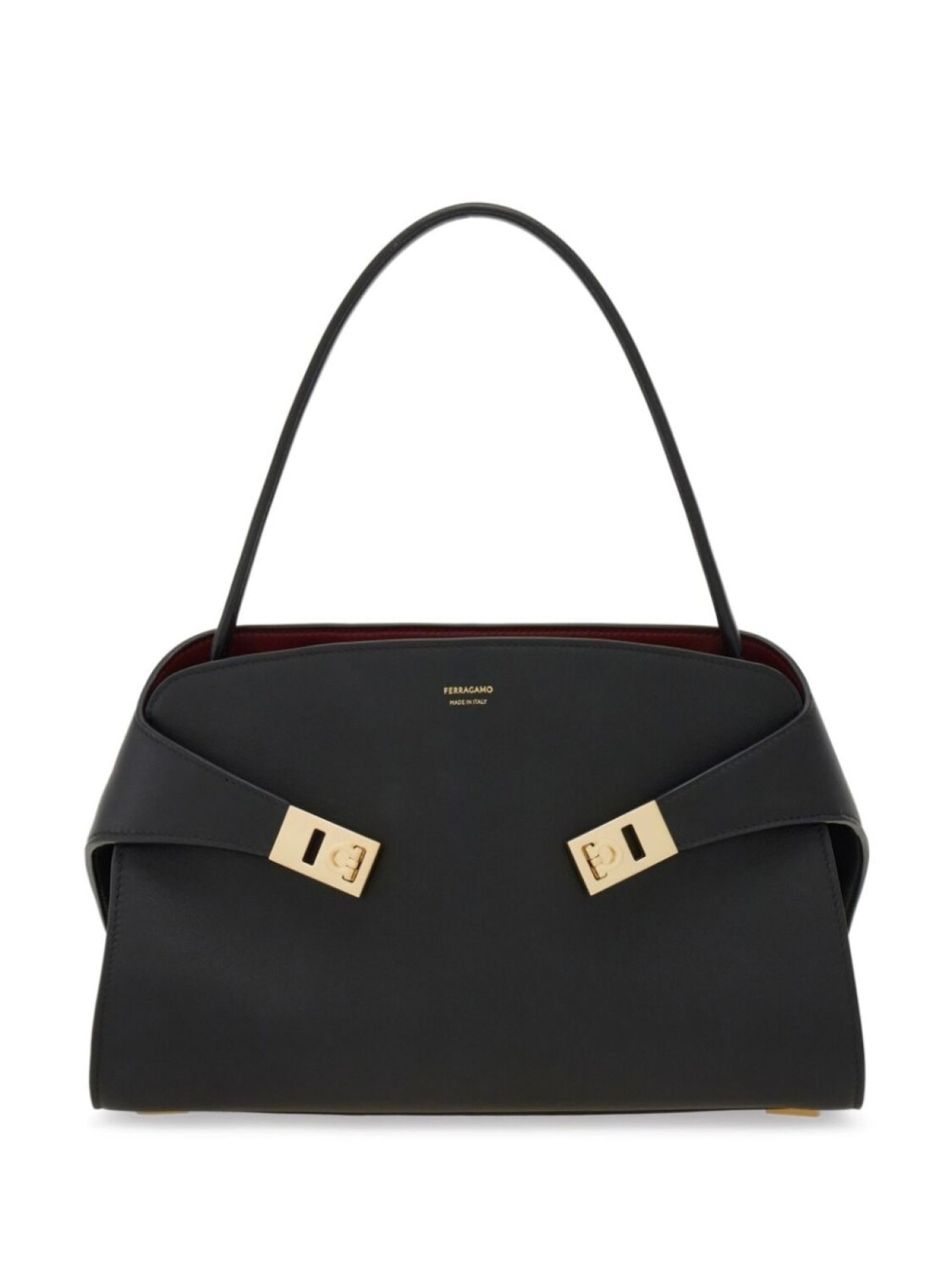 

Маленькая сумка Hug Soft через плечо Ferragamo, черный