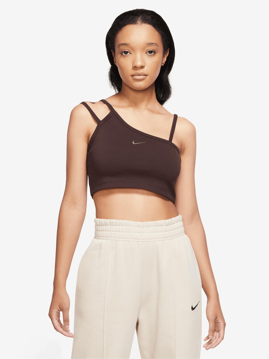 

Майка Nike W NSW EVRDY MOD AYSM CROP, черный