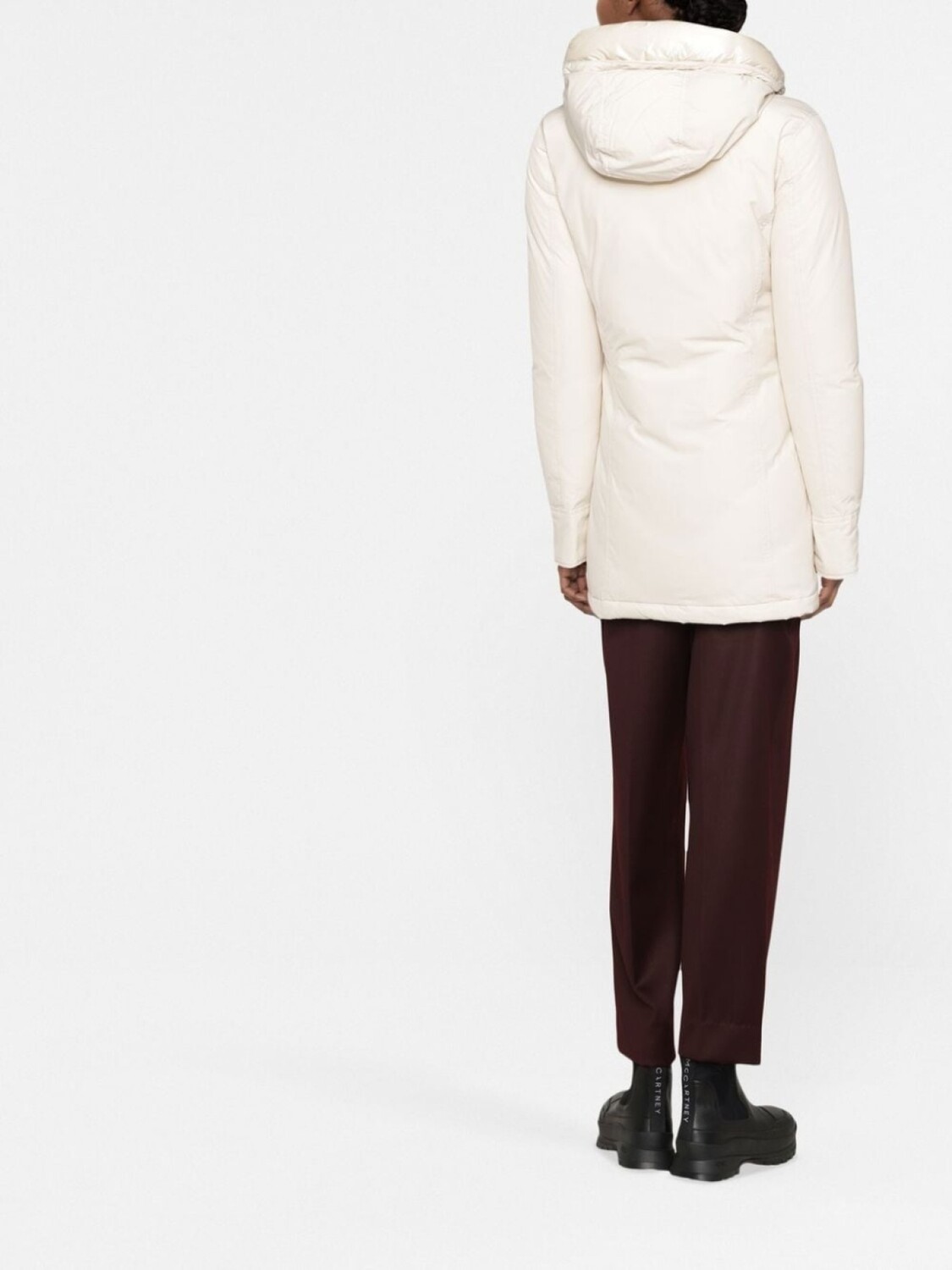 

Woolrich пуховик с капюшоном, белый