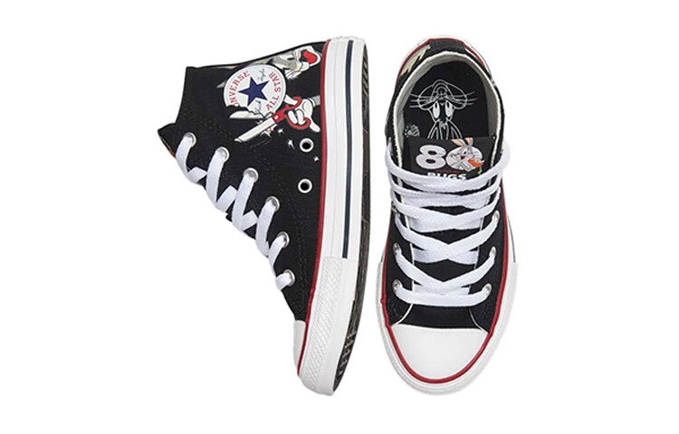 Кеды Converse Looney Tunes X Chuck Taylor All Star High PS '80th Anniversary - Bugs Bunny's Mischief' — фото 4