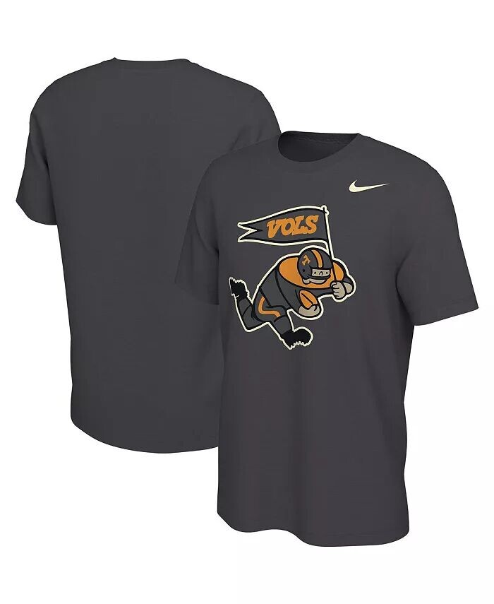 

Мужская антрацитовая футболка Tennessee Volunteers Football Man Smokey Nike, серый
