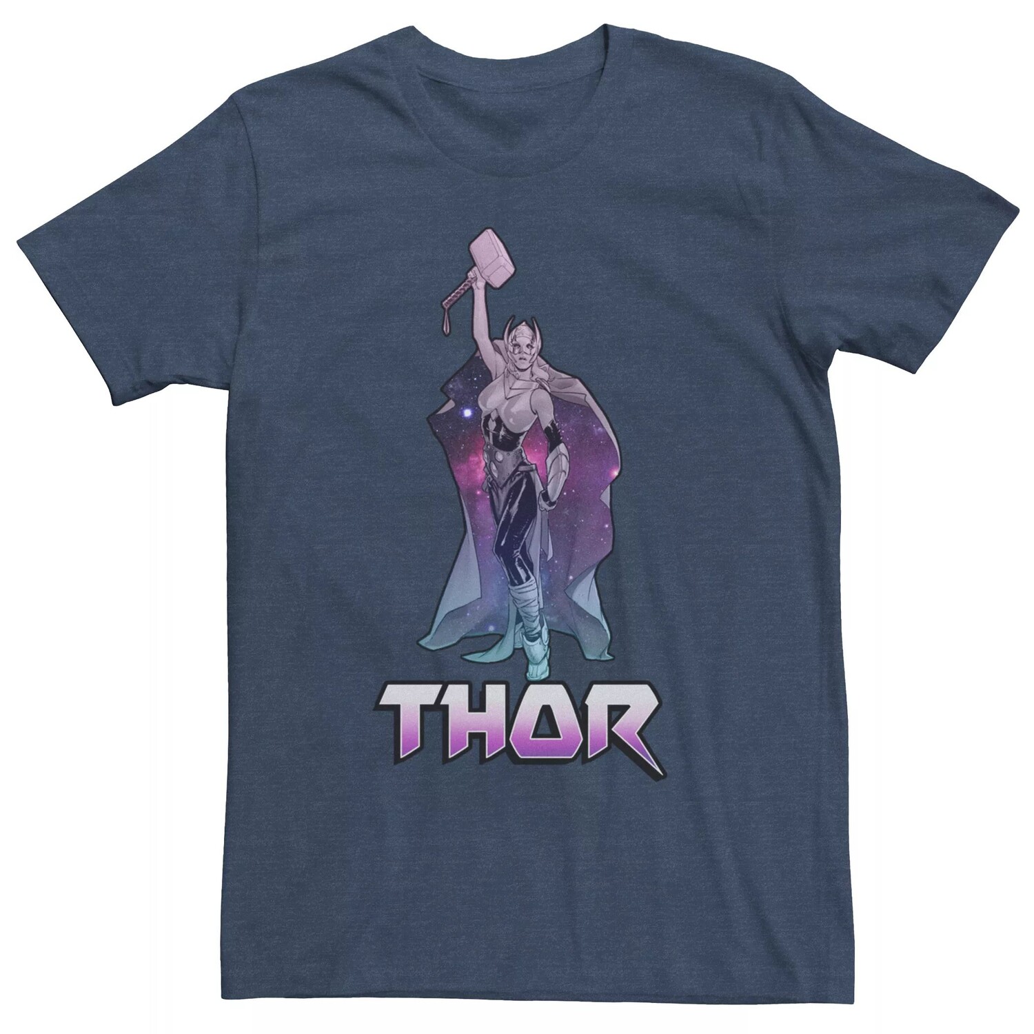

Мужская женская футболка с рисунком Marvel Thor Galaxy Licensed Character