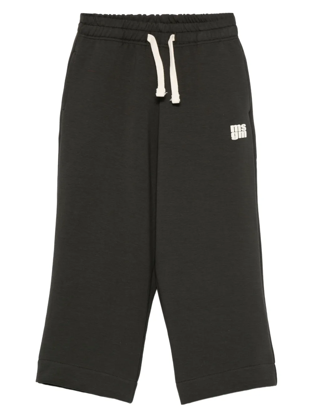 

Брюки с кулиской и логотипом Msgm Kids, черный