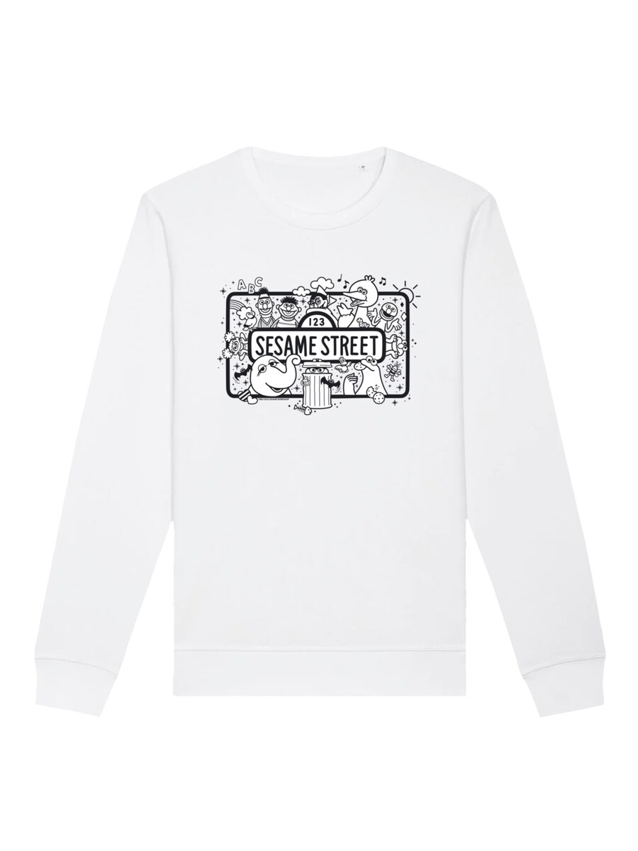 

Свитер F4NT4STIC Sweatshirt Sesamstraße Sesame Team, белый