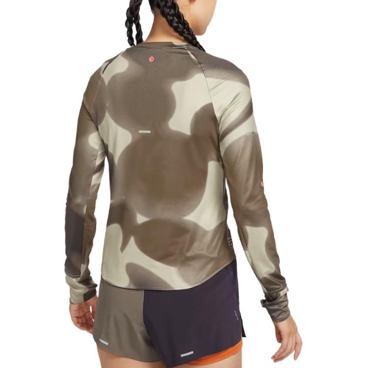 Nike Футболка Dri Fit женская Desert Khaki — фото 3
