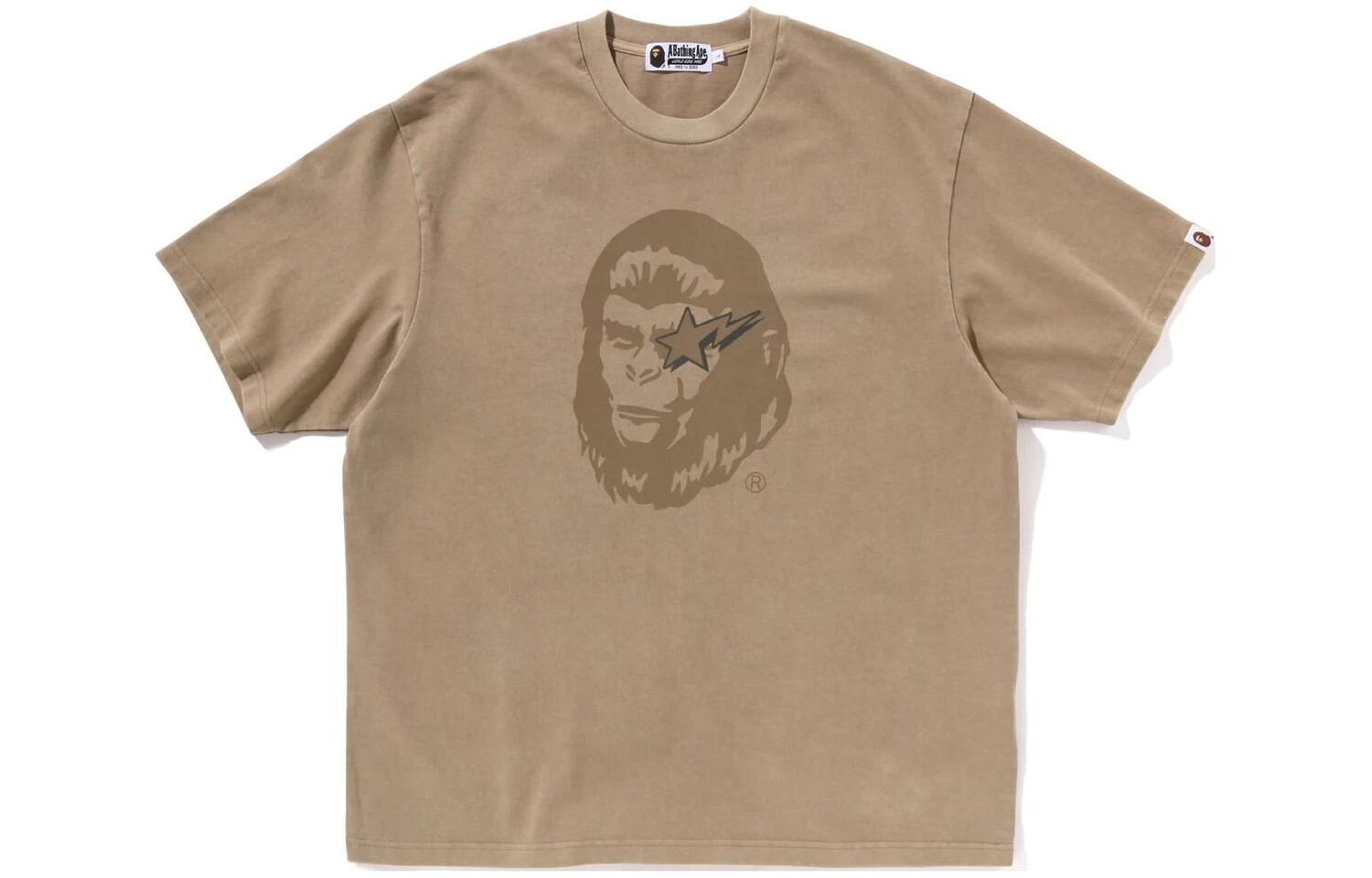 

Футболка мужская A Bathing Ape, бежевый