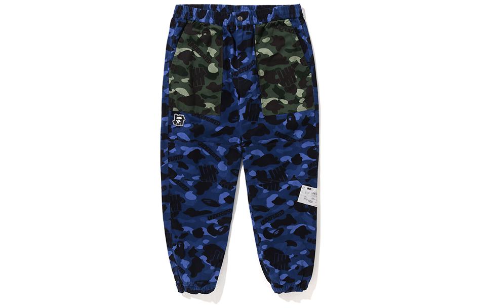 

Bathing Ape X вязаные спортивные штаны unisex UNDEFEATED, синий