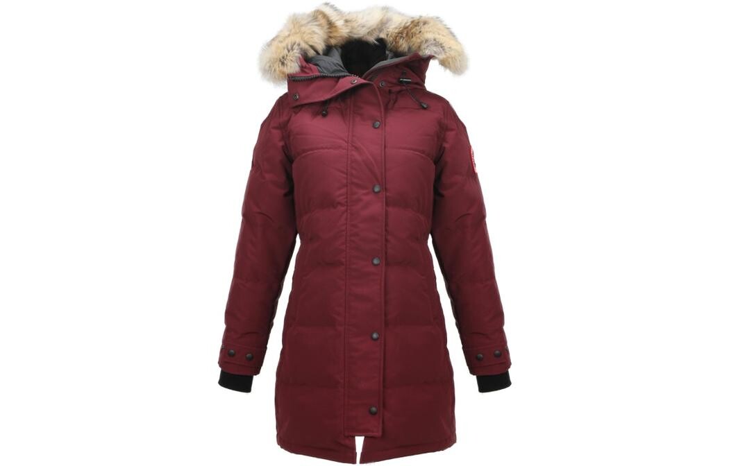 

Женский пуховик Canada Goose, burgundy