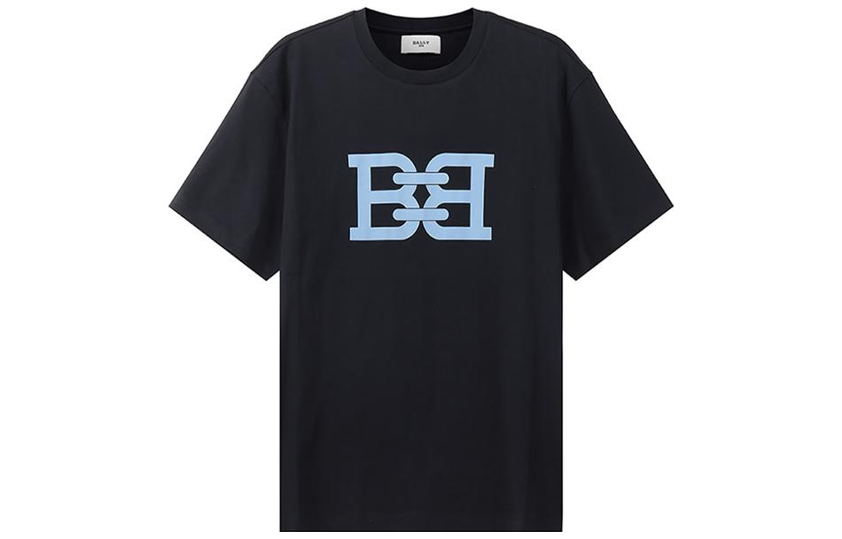 

BALLY Футболка мужская черная, Черный, BALLY Футболка мужская черная