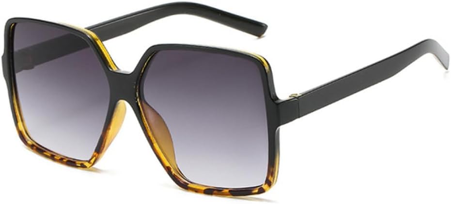 

Винтажные квадратные солнцезащитные очки для женщин, градиентные солнцезащитные очки класса люкс с защитой от УФ-излучения UV400, увеличенного размера, модные очки для женщин LJTJTAV, C3