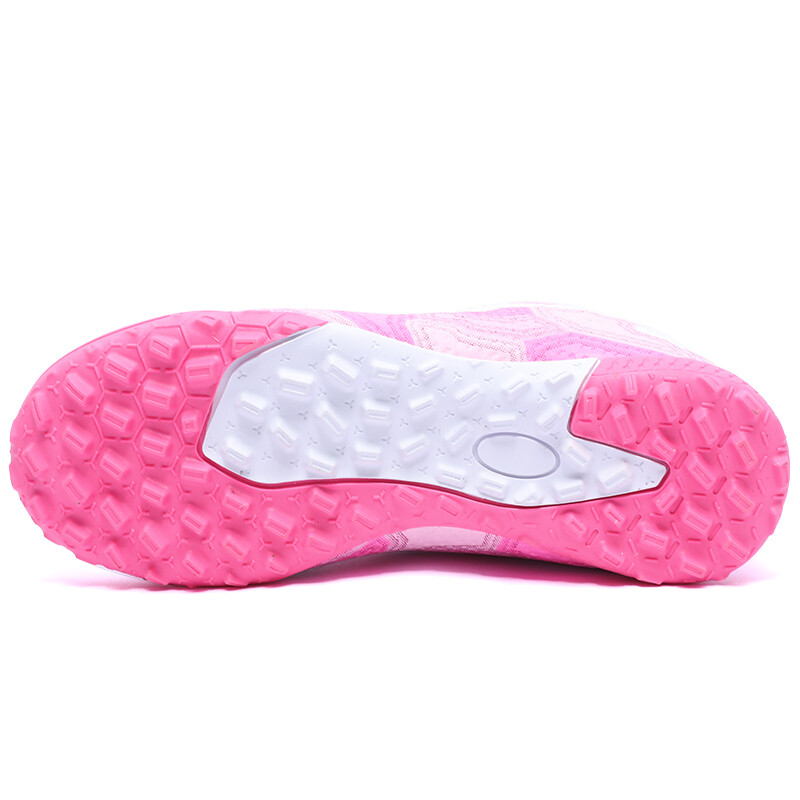 Детские футбольные бутсы Kids Low-top Белые/розовые Binary, розовый — фото 4