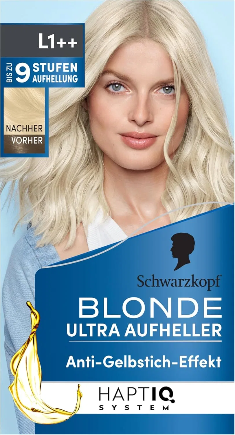 Осветлитель для волос Schwarzkopf Blonde Lightener L1++ с системой HaptIQ, 143 мл Blonde, Gold-Coloured