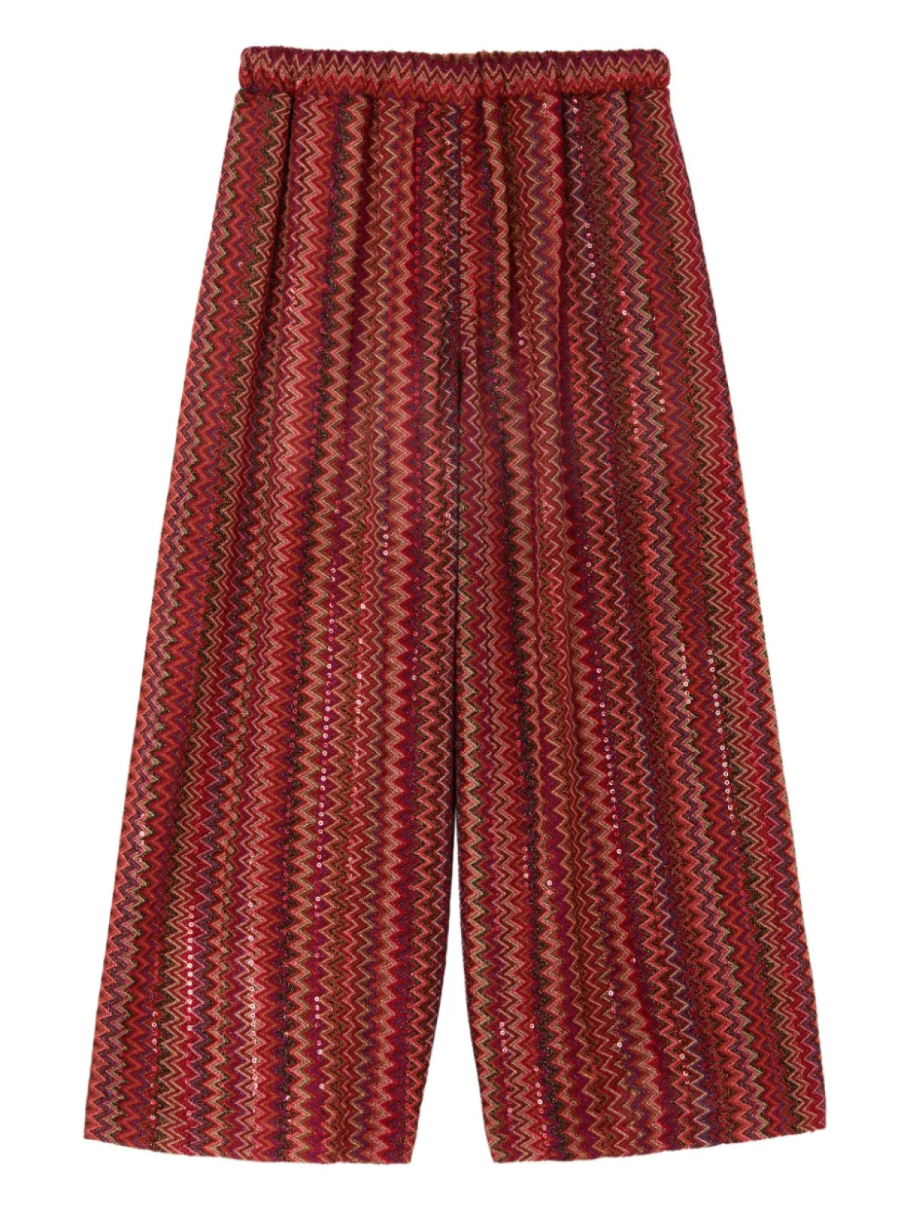 

Missoni брюки с узором зигзаг, красный