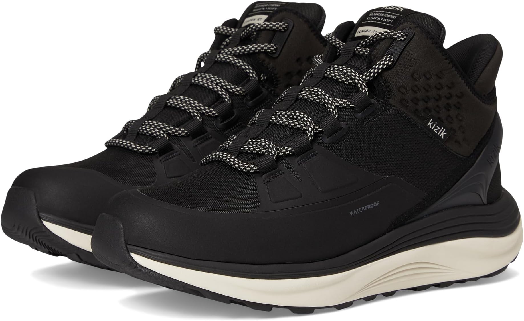 

Походные ботинки KIZIK London Mid Hands-Free, цвет Black/Whitecap Gray