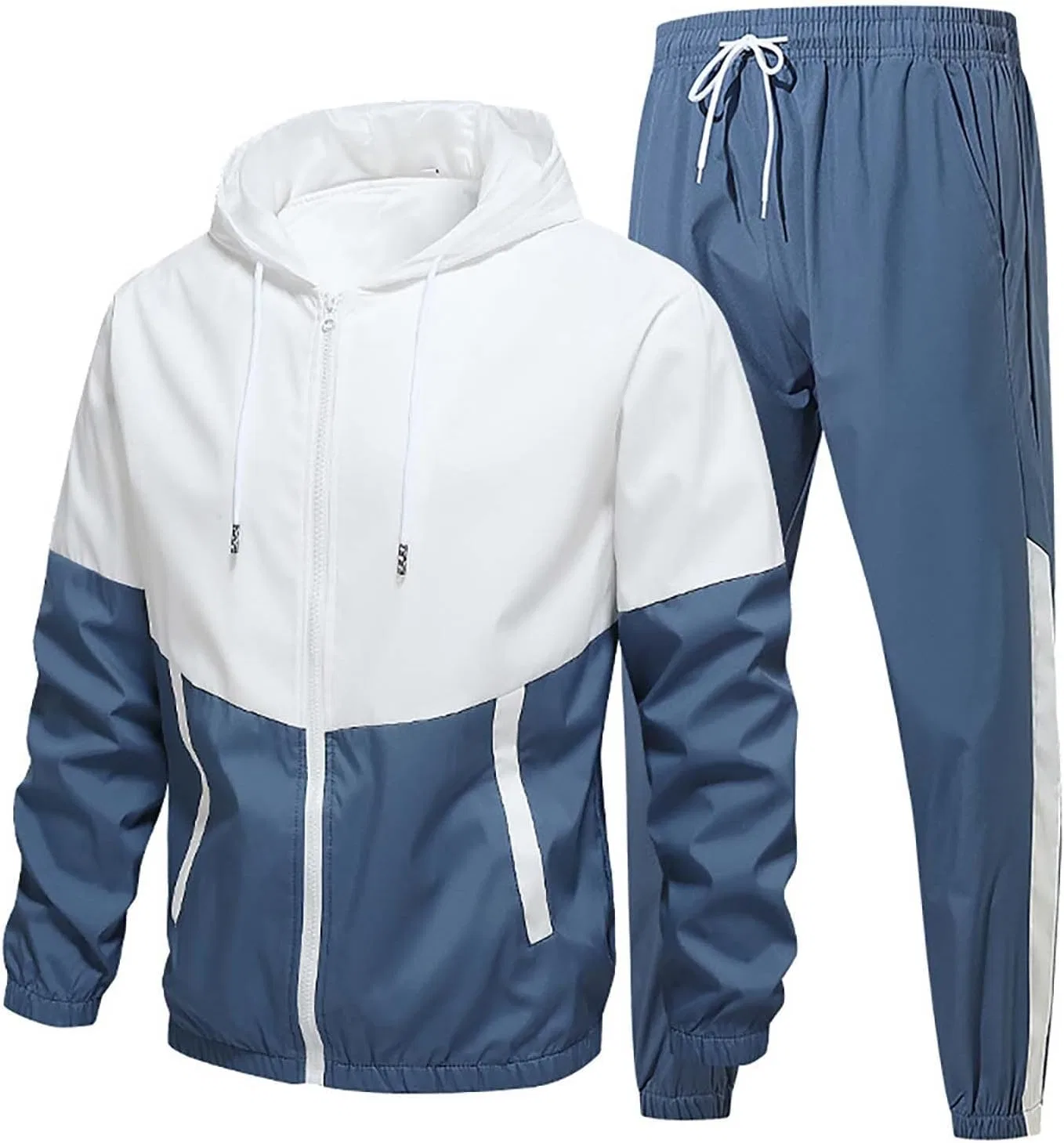 Спортивный костюм мужской, длинный рукав, Generic, 2 предмета, Blue