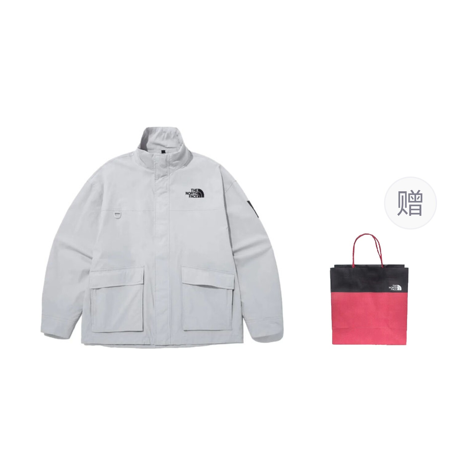 

Куртка унисекс серый The North Face
