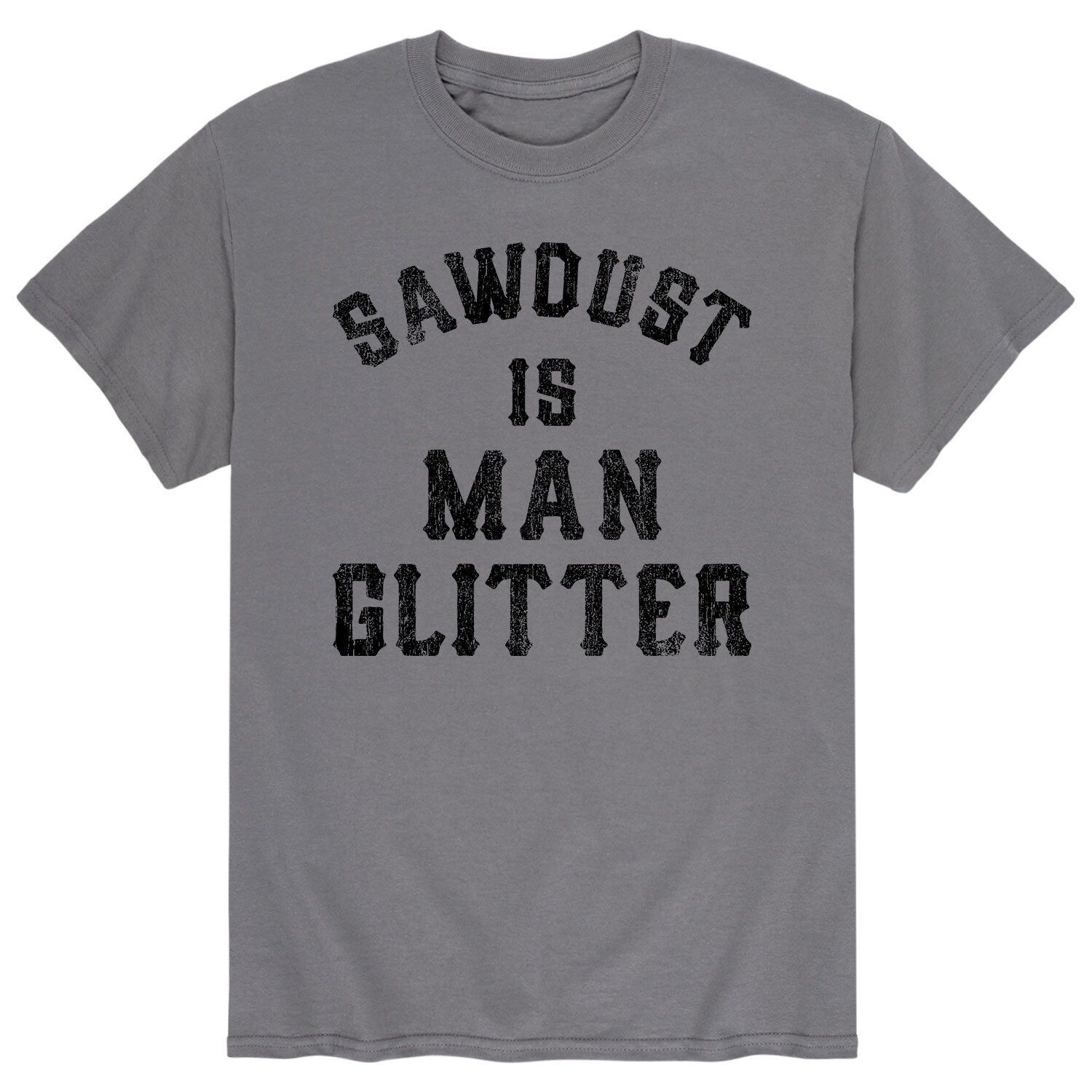 

Мужская футболка Sawdust Is Man с блестками Licensed Character