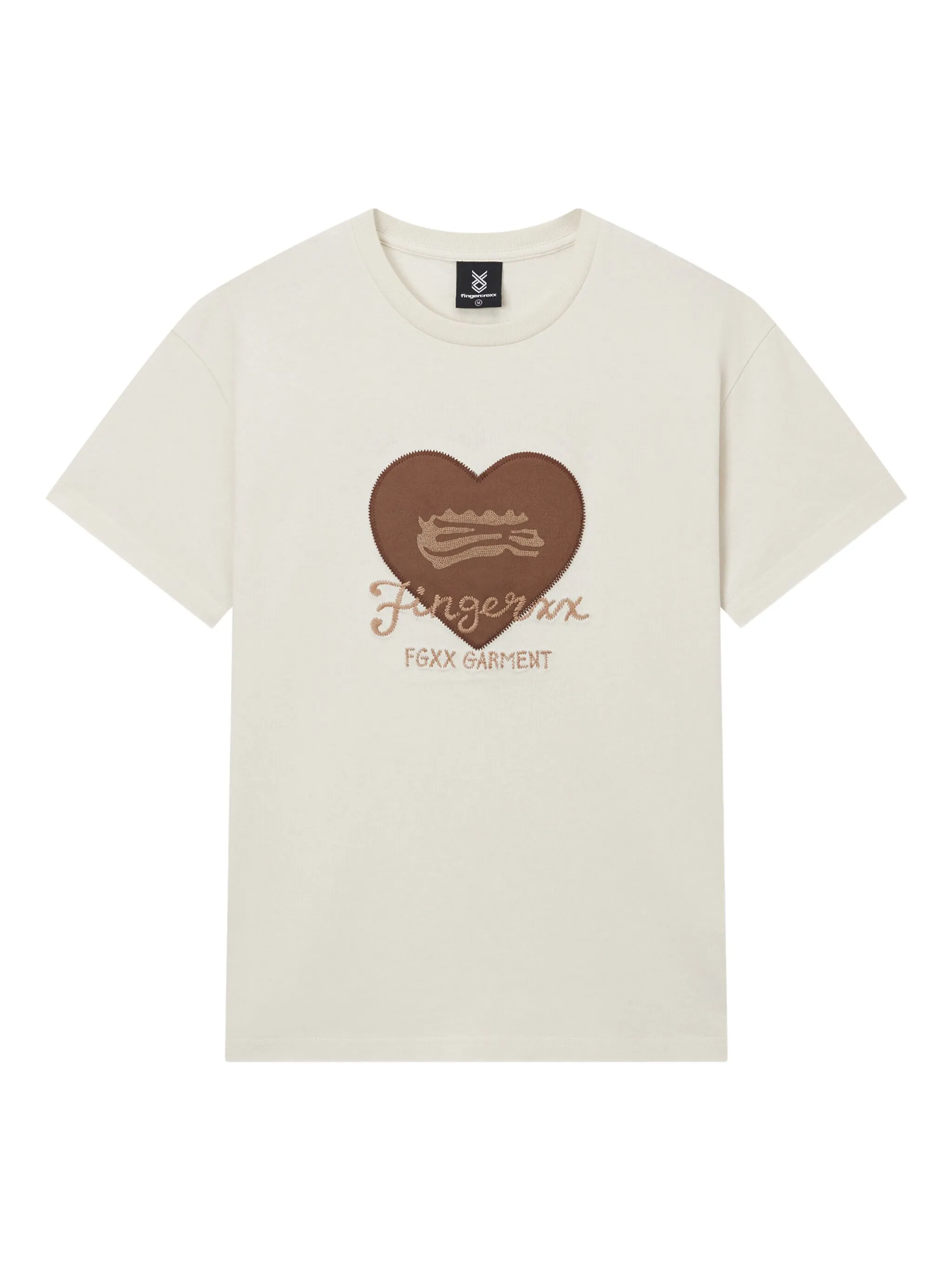 

Футболка с вышивкой Fingercroxx, белый