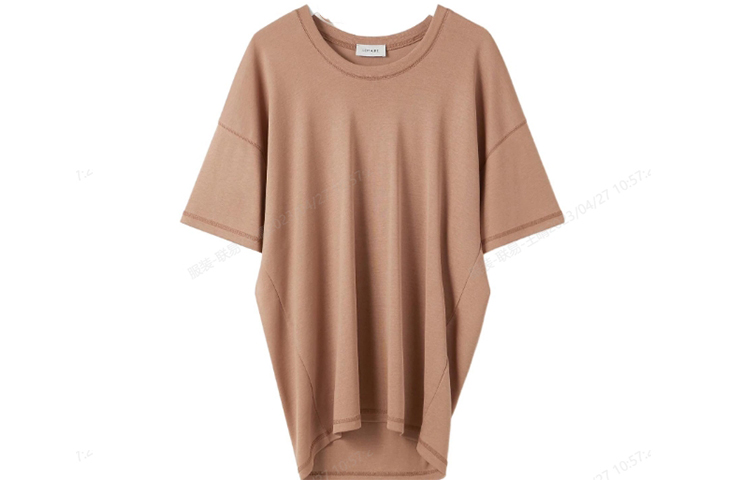 

Футболка женская светло-коричневая Lemaire