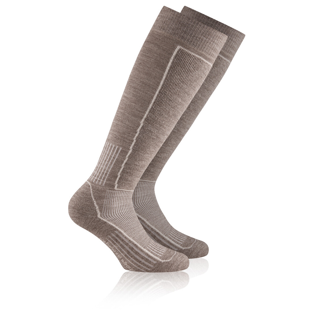 

Лыжные носки Rohner Natural Ski, цвет Braun Mele