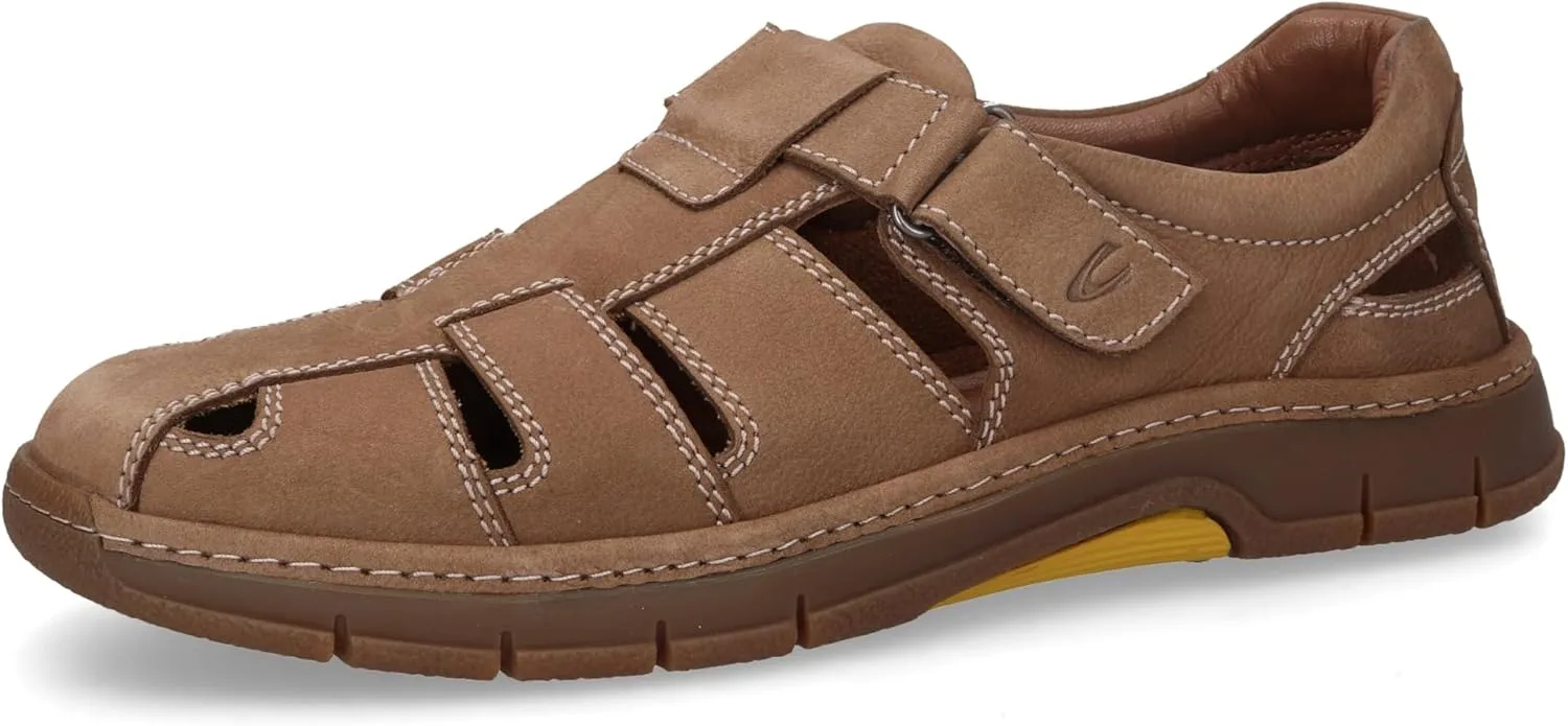 Мужские сандалии Camel Active из нубука, коричневый