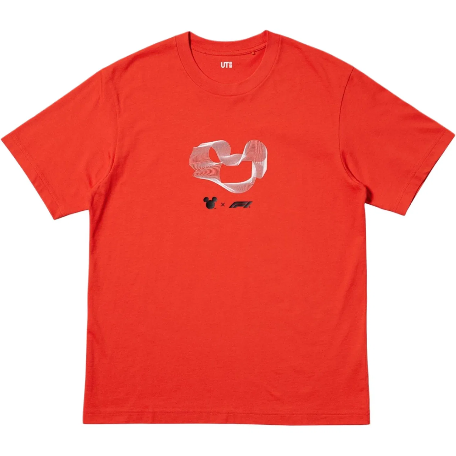 Футболка унисекс x Disney/ X Formula 1 X Formula 1 UNIQLO, Coral Red