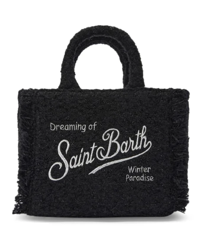 

Мини-Сумочка Vanity из твида Mc2 Saint Barth, черный