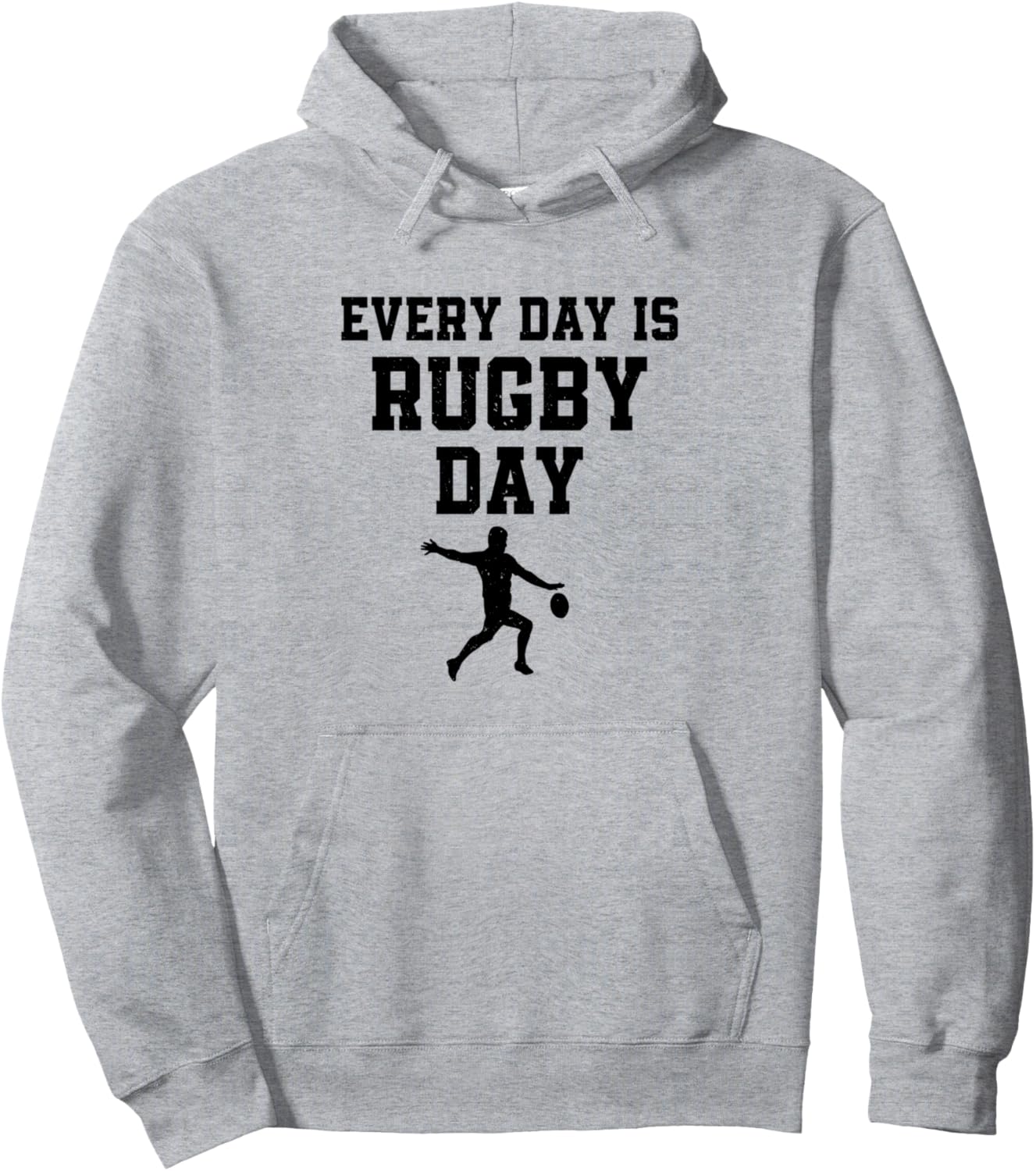 

Худи «Каждый день - день регби» Rugby Player Rugby Game Rugby Season, серый