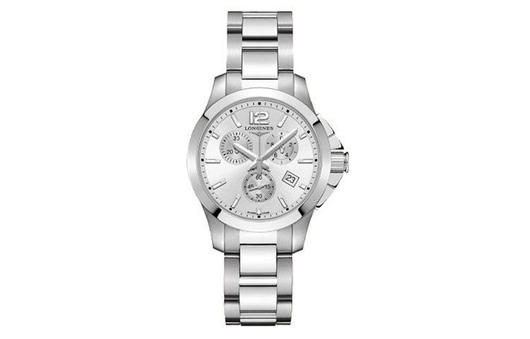 

Longines Мужские кварцевые часы Comcast Collection, диаметр 36 мм, белый циферблат, корпус из нержавеющей стали