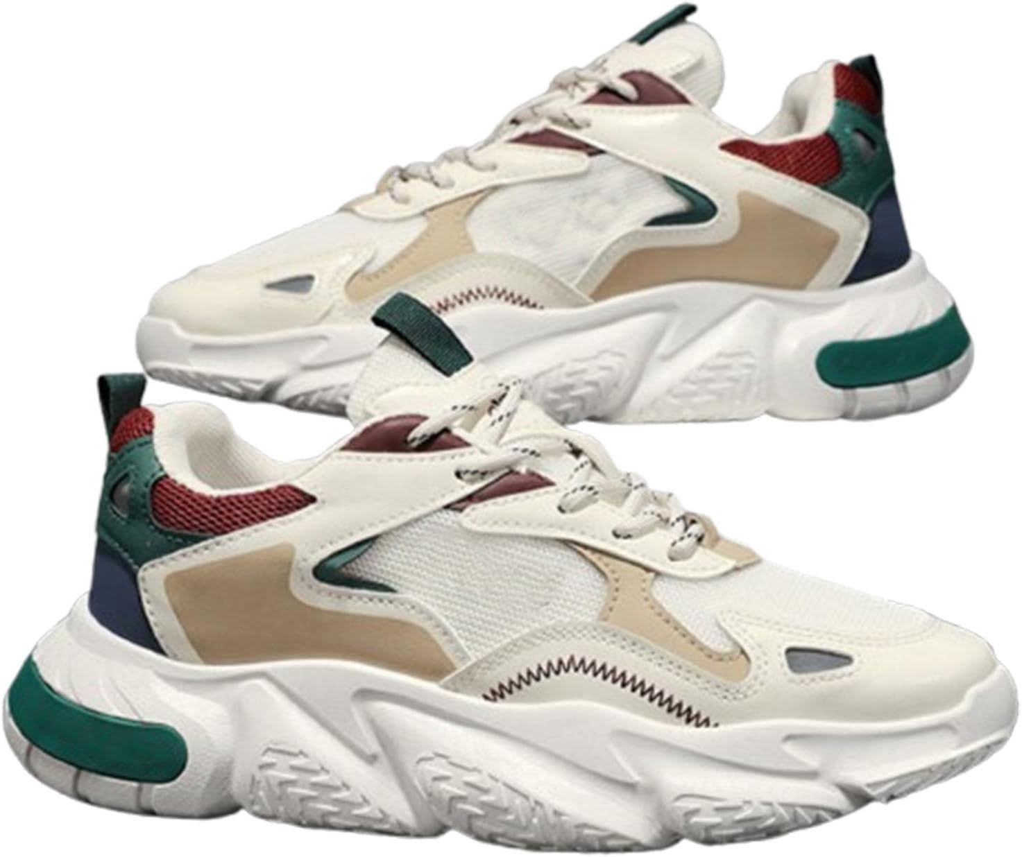 

Мужские кроссовки для бега, теннисные туфли для мужчин, ходовые туфли с амортизацией, легкие кроссовки для мужчин для спортивного и повседневного использования Generic, зеленый