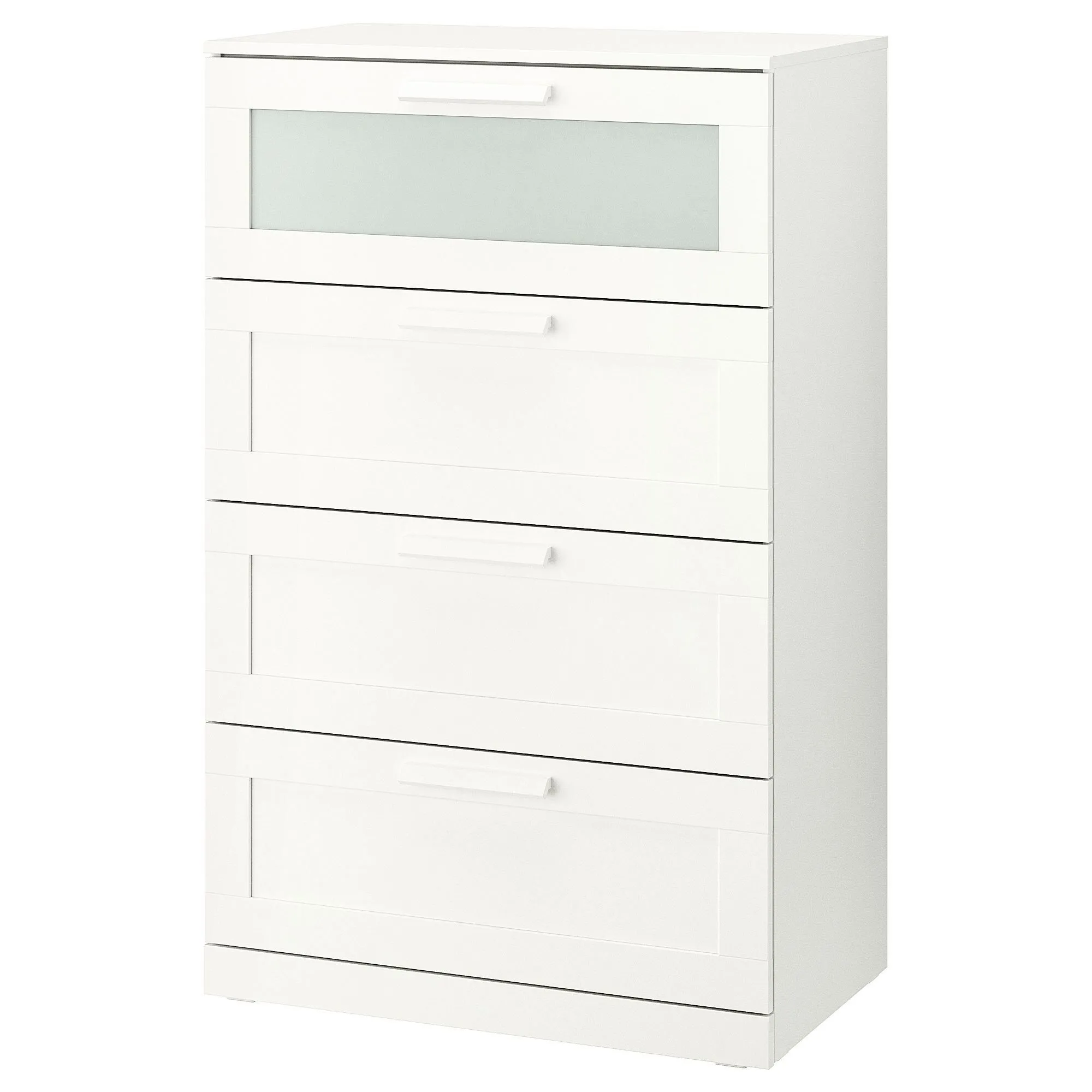 Комод с 4 ящиками IKEA BRIMNES, 78x124 см, белый