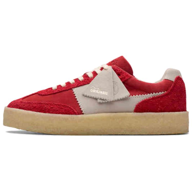 

Clarks Низкие противоскользящие кроссовки для скейтбординга Originals TOR80, мужские, серо-красные