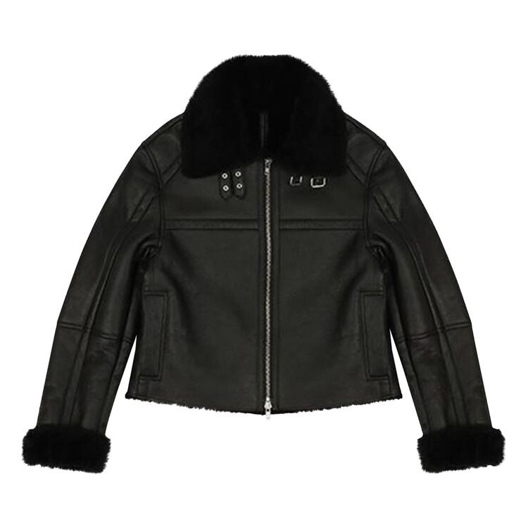 

Куртка Entire Studios Shearling Jacket Black, черный