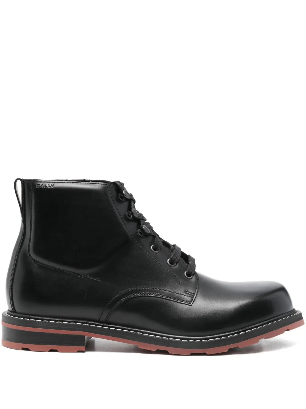 

Кожаные походные ботинки Bally, черный