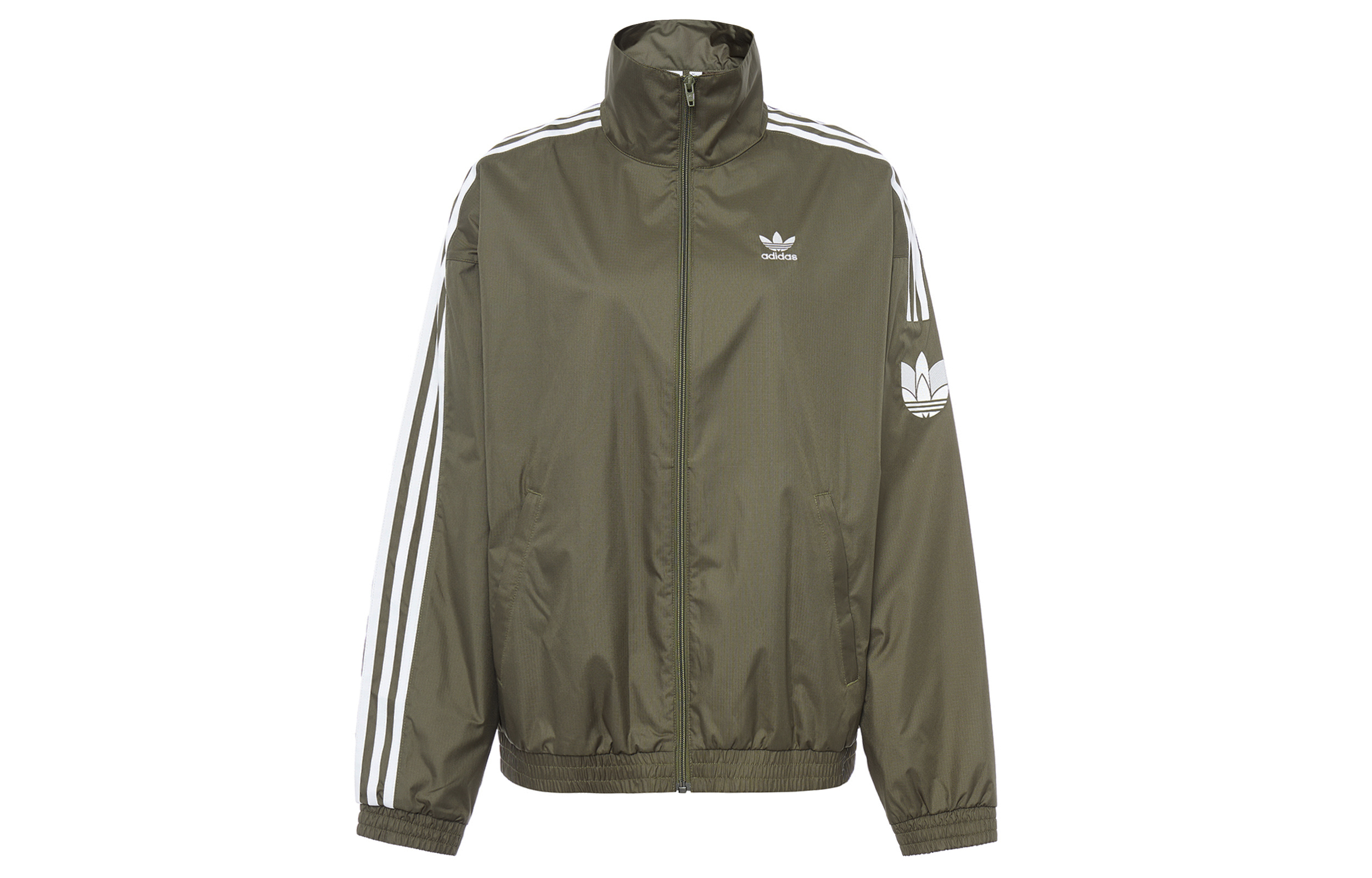 

Adidas Originals Куртка RETRO TREFOIL унисекс оливково-зеленая, Зеленый, Adidas Originals Куртка RETRO TREFOIL унисекс оливково-зеленая