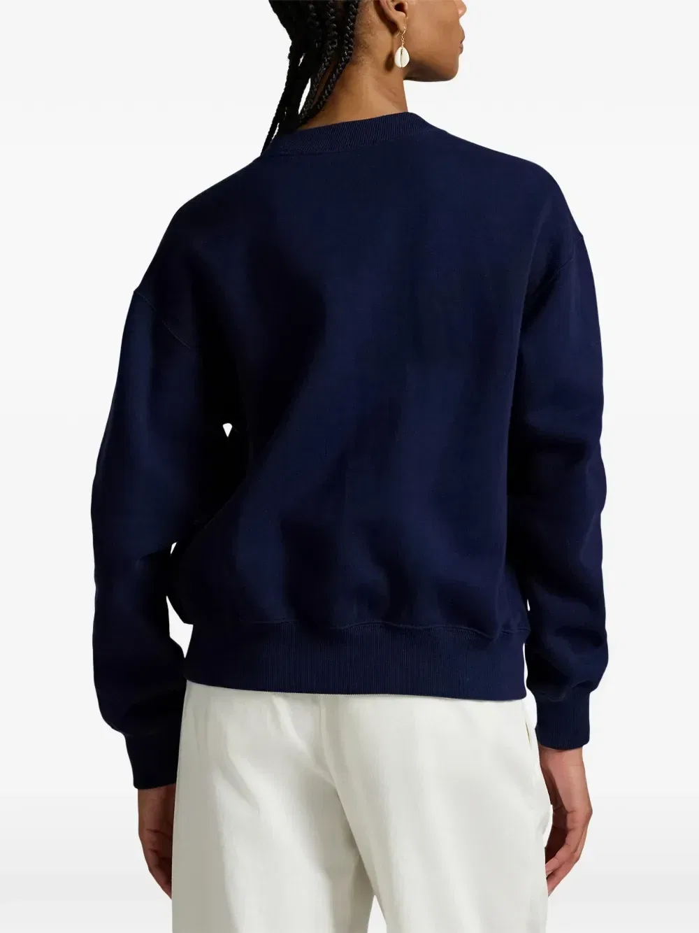 Свитшот с вышивкой POLO RALPH LAUREN, синий — фото 4