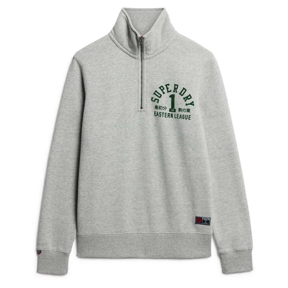

Толстовка Superdry Track & Field Graphic half zip, серый