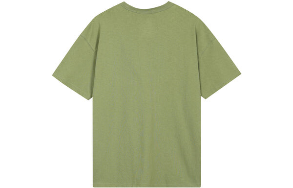Футболка Men's Nike Solid Color Pocket Round Neck Loose Short Sleeve Green T-Shirt, зеленый — фото 2