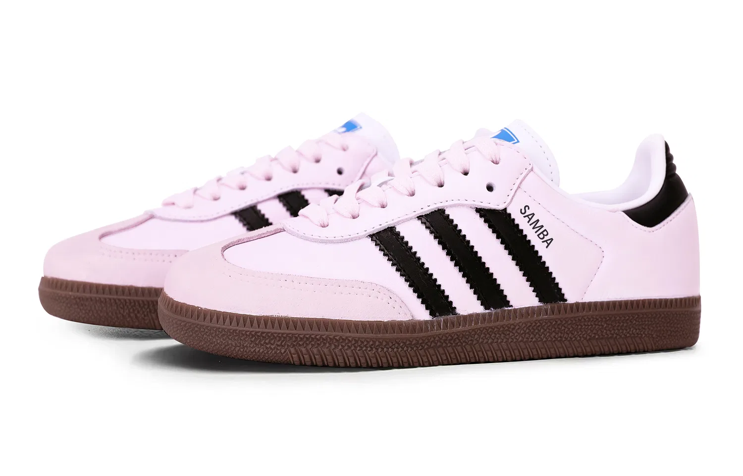 Кроссовки SAMBA OG slip resistant low top детские скейтбординговые cherry blossom pink unisex Adidas Originals — фото 4
