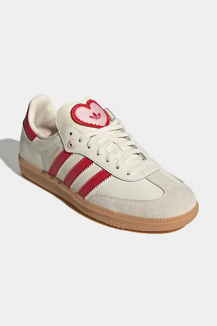 Кроссовки детские Samba OG Adidas Originals, бежевый — фото 2