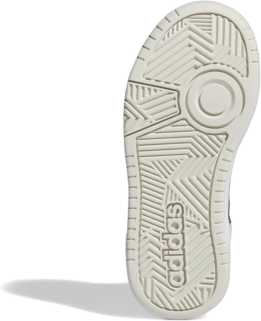 Кроссовки adidas Kids Hoops Mid Shoes, цвет White/Black/Halo Silver — фото 3