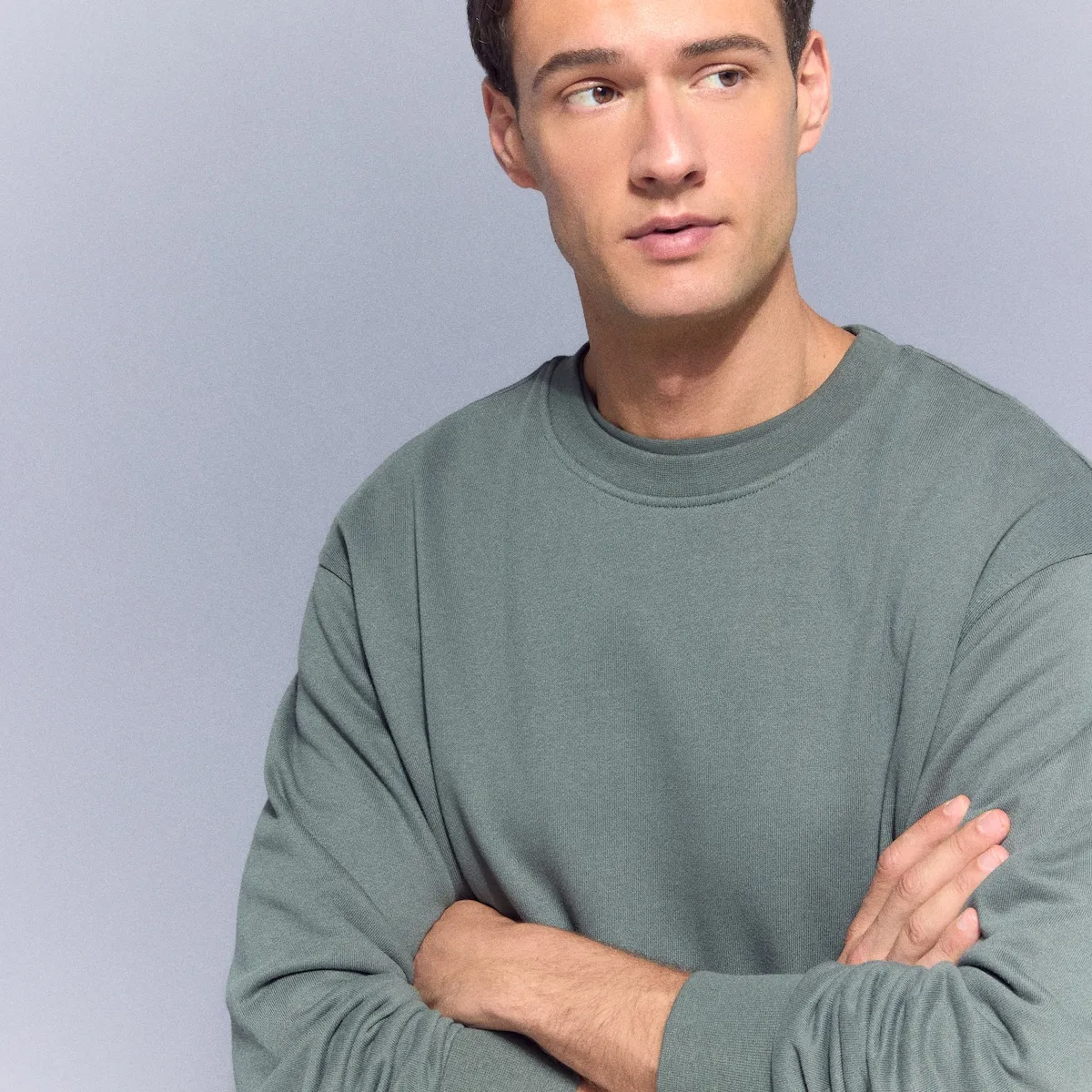 

Мужская спортивная толстовка с круглым вырезом Boomerang, зеленый