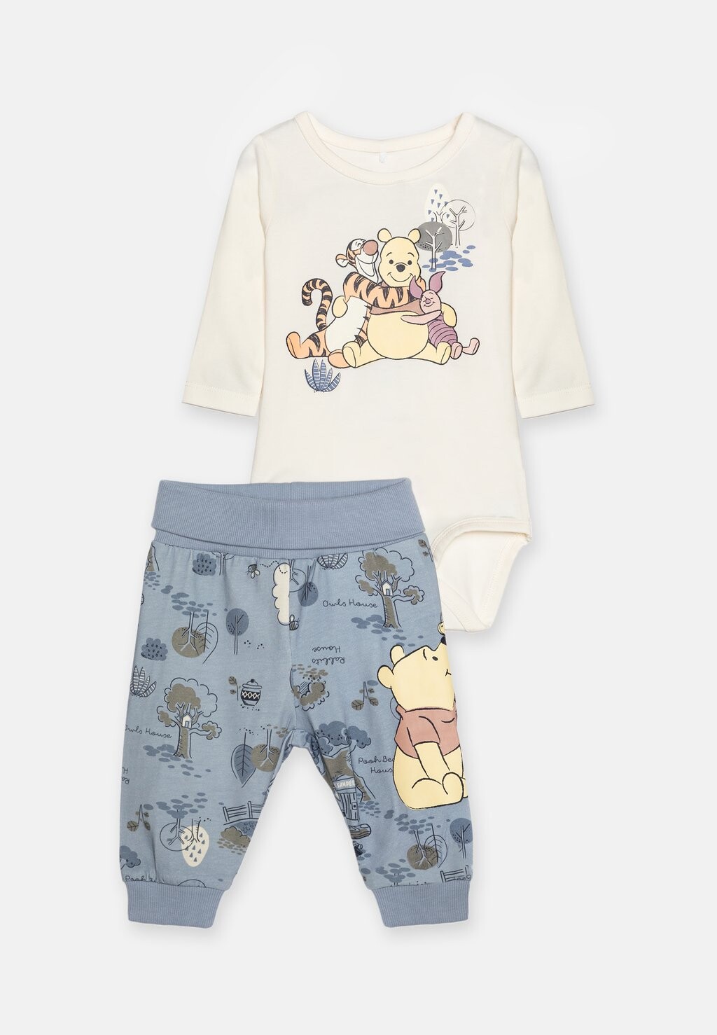 

Брюки NBMDRENI POOH UNISEX SET Name it, цвет jet stream