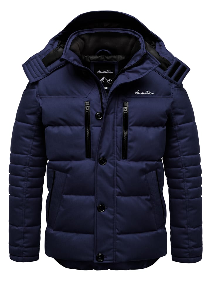 

Зимняя куртка WACO темно-синего цвета Amaci&Sons