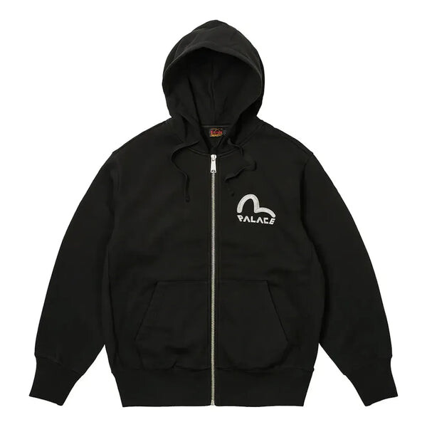

Куртка x evisu zip hoody jacket 'black' Palace, черный