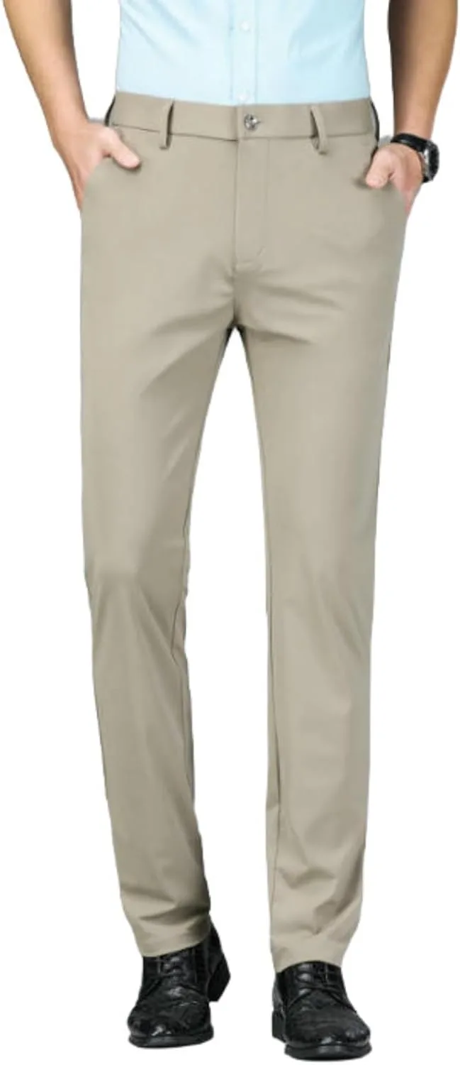 

Мужские летние тонкие эластичные брюки без складок MUFURONG